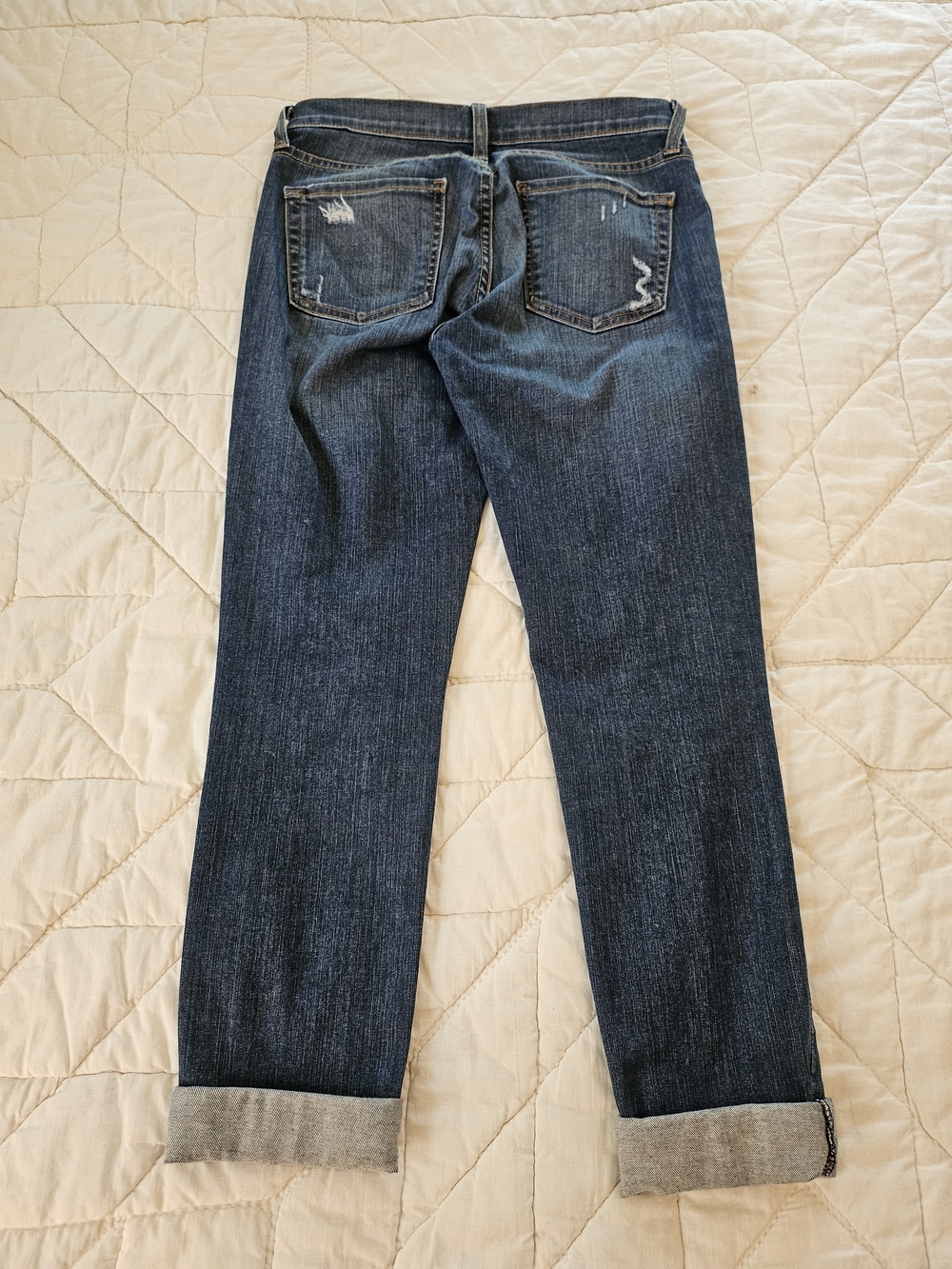 JustBlack Distressed Boyfriend Straight Leg Jeans - Size 26 - Picture 2 of 8